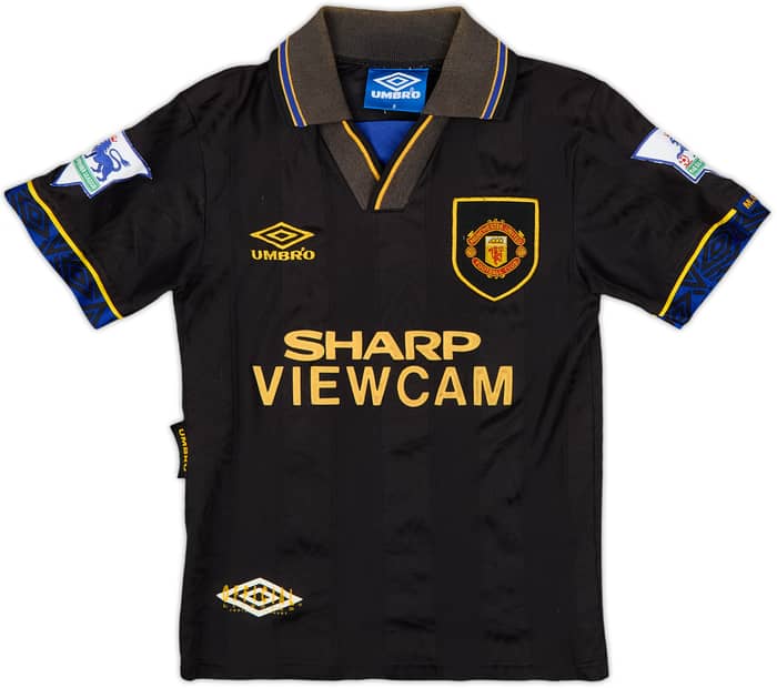 1993-95 Manchester United Away Shirt Giggs #11 - 5/10 - (S.Boys)