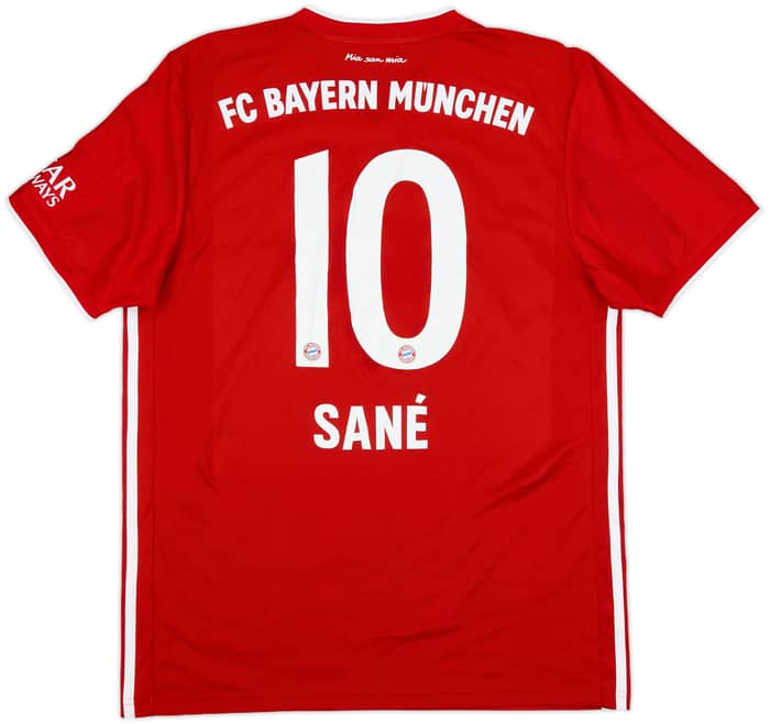2020-21 Bayern Munich Home Shirt Sane #10 - 9/10 - (L)