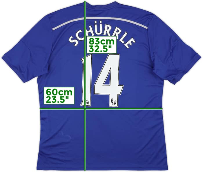 2014-15 Chelsea Home Shirt Schurrle #14 - 9/10 - (XXL)
