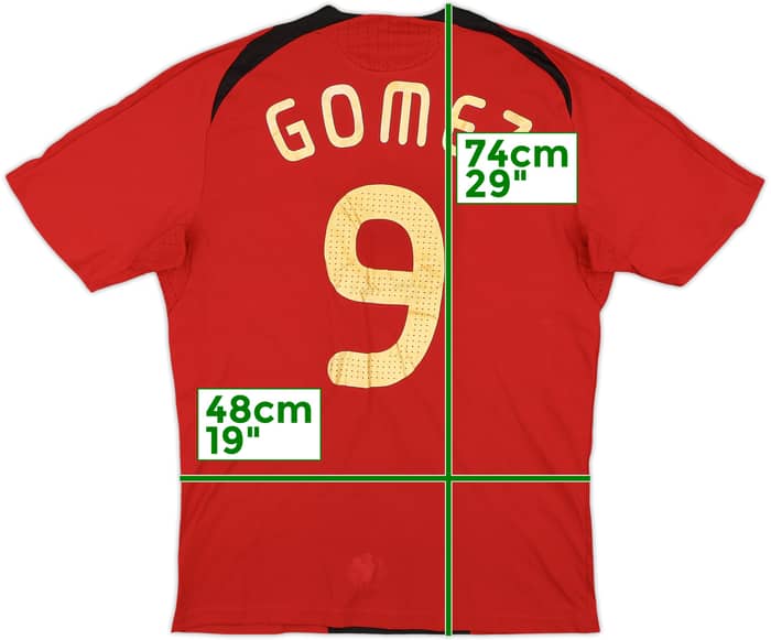 2008-09 Germany Away Shirt Gomez #9 - 6/10 - (M)