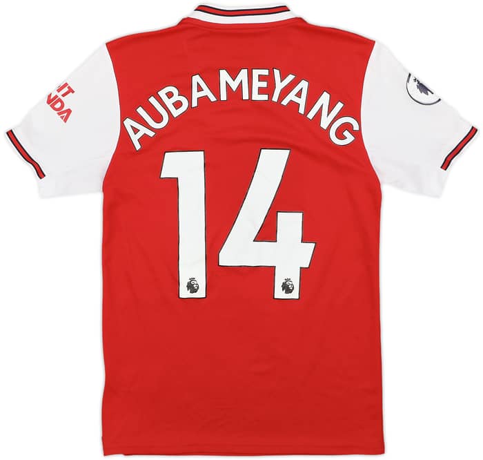 2019-20 Arsenal Home Shirt Aubameyang #14 - 8/10 - (XS)