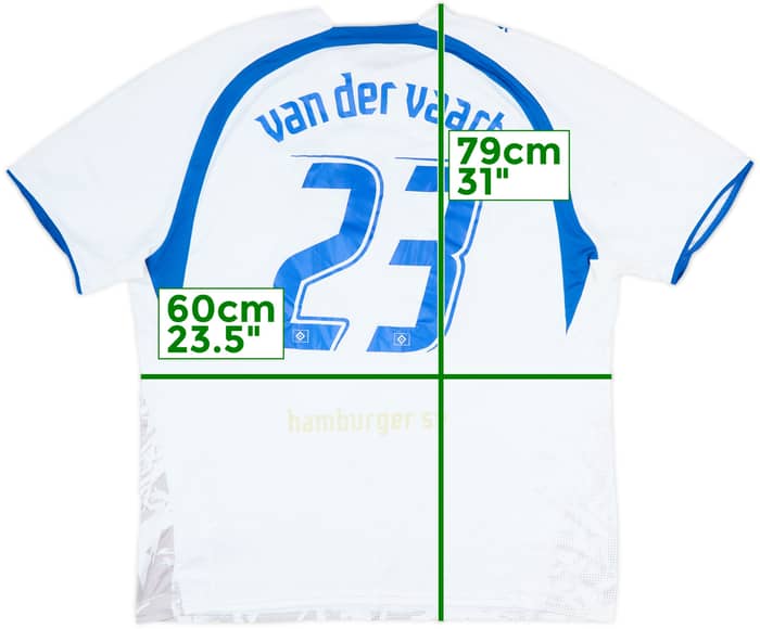 2006-07 Hamburg Home Shirt Van der Vaart #23 - 6/10 - (XXL)