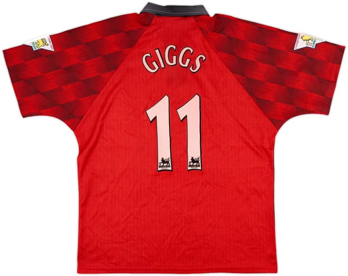 1996-98 Manchester United Home Shirt Giggs #11 - 8/10 - (L)