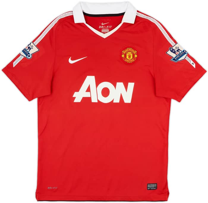 2010-11 Manchester United Home Shirt Giggs #11 - 7/10 - (M)