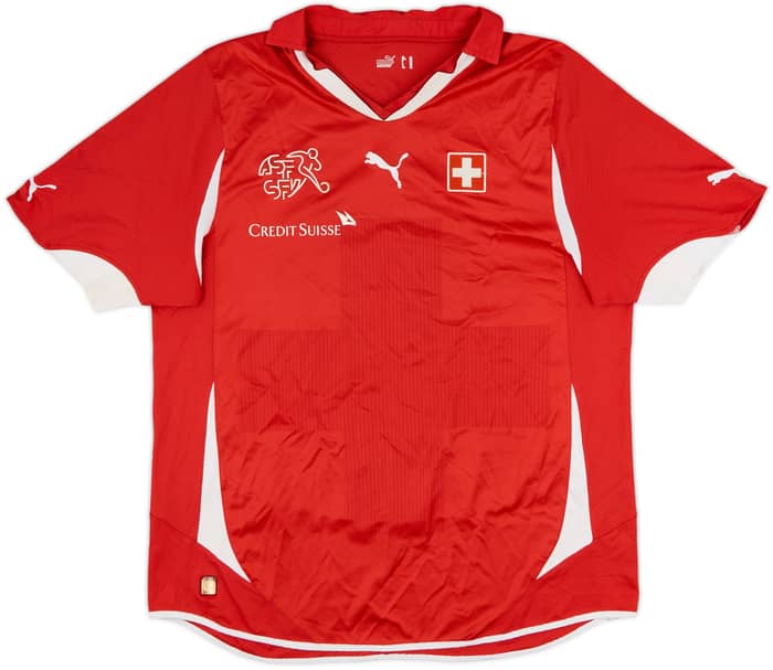 2010-11 Switzerland Home Shirt - 7/10 - (XL)