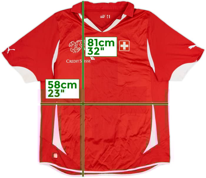 2010-11 Switzerland Home Shirt - 7/10 - (XL)