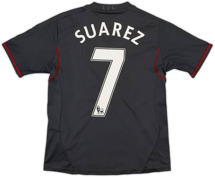 2011-12 Liverpool Away Shirt Suarez #7 - 9/10 - (S.Boys)