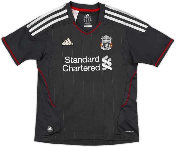 2011-12 Liverpool Away Shirt Suarez #7 - 9/10 - (S.Boys)