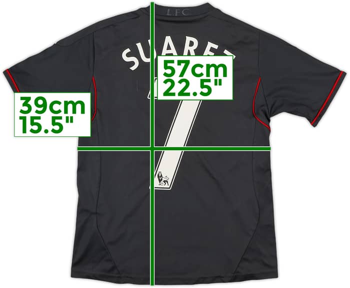 2011-12 Liverpool Away Shirt Suarez #7 - 9/10 - (S.Boys)