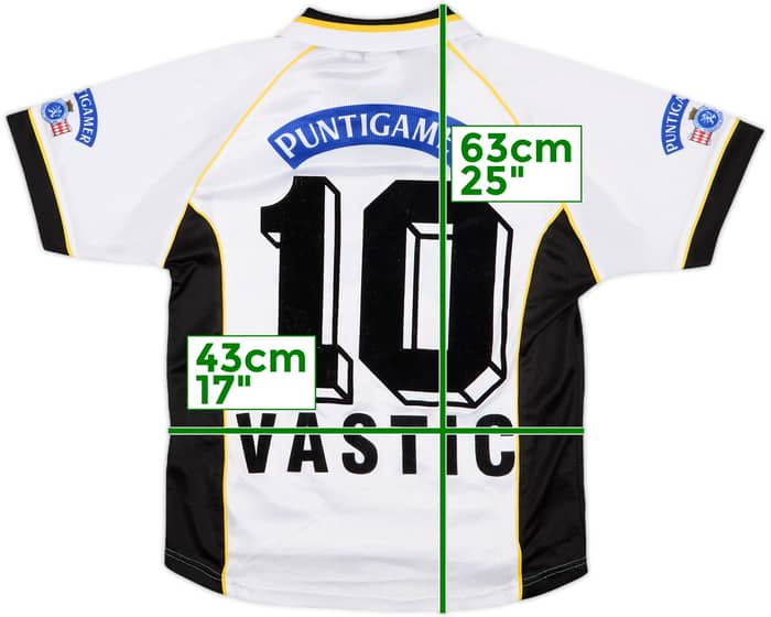 1998-99 Sturm Graz Home Shirt Vastic #10 - 8/10 - (XS)