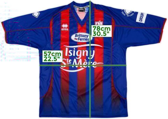 2004-05 Caen Coupe de la Ligue Final Home Shirt #05 - 9/10 - (XXL)