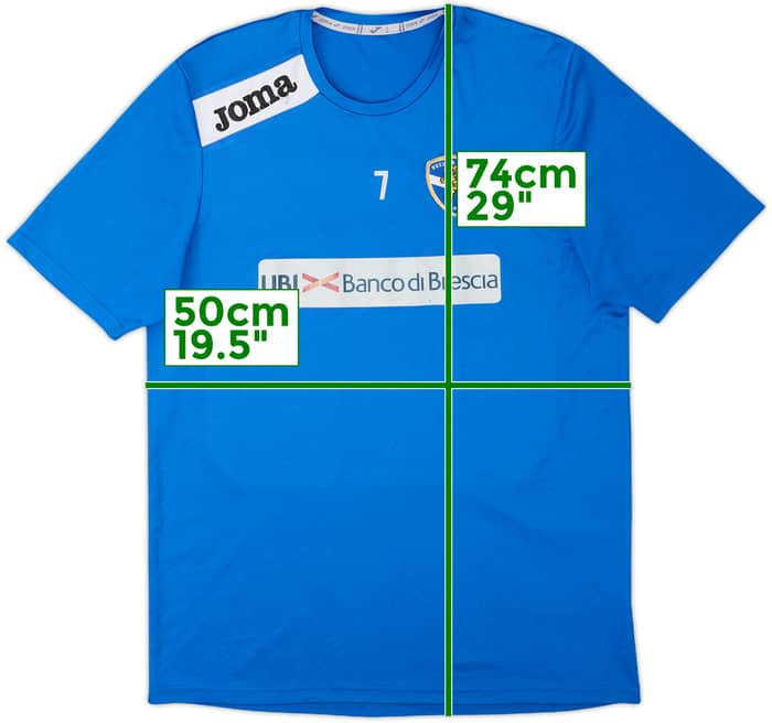 2014-15 Brescia Joma Player Issue Training Shirt #7 - 6/10 - (L)