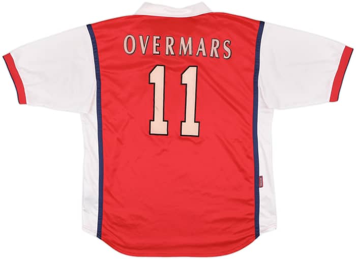 1998-99 Arsenal Home Shirt Overmars #11 - 8/10 - (XL)