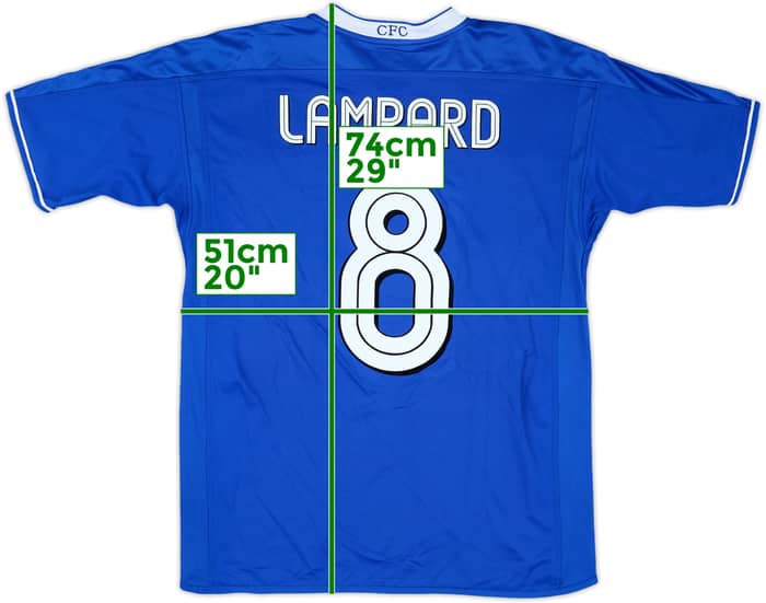 2003-05 Chelsea Home Shirt Lampard #8 - 5/10 - (M)