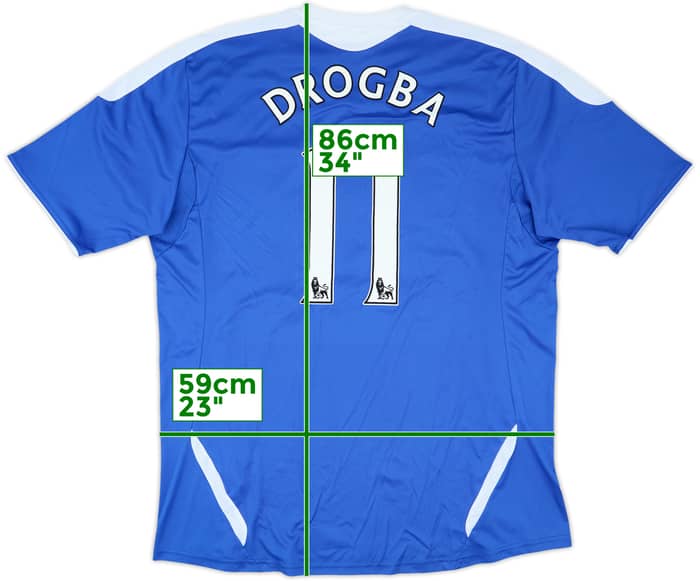 2011-12 Chelsea Home Shirt Drogba #11 - 6/10 - (XXL)