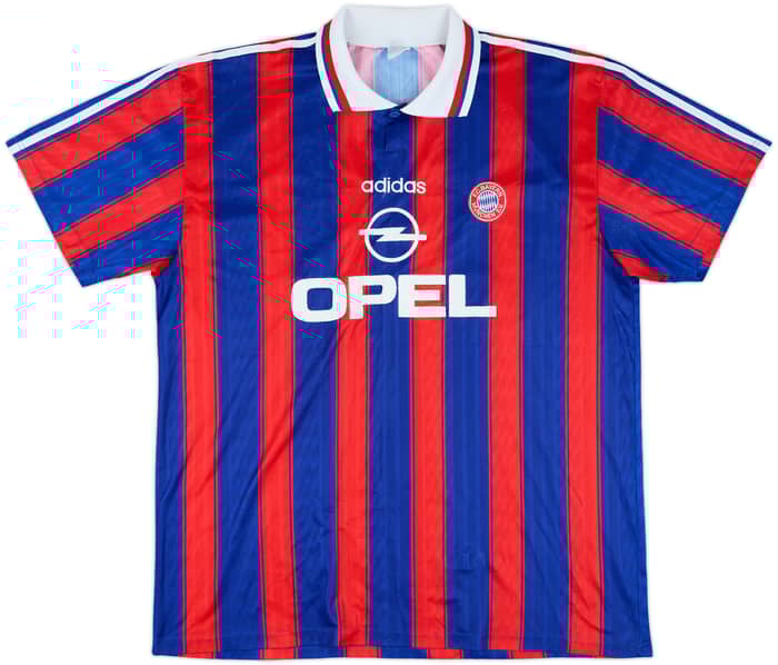1995-97 Bayern Munich Home Shirt Matthaus #10 - 6/10 - (XXL)