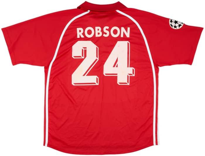 2001 Spartak Moscow Match Issue Champions League Home Shirt Robson #24