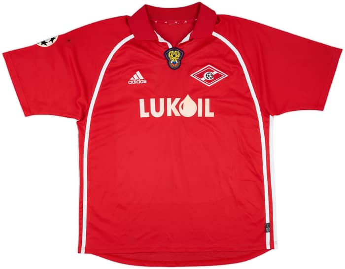 2001 Spartak Moscow Match Issue Champions League Home Shirt Robson #24