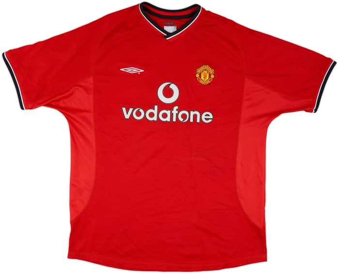 2000-02 Manchester United Home Shirt Yorke #19 - 7/10 - (XL)