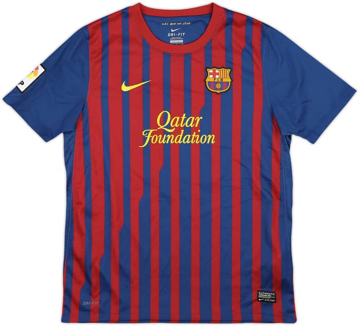 2011-12 Barcelona Home Shirt Messi #10 - 8/10 - (XL.Boys)