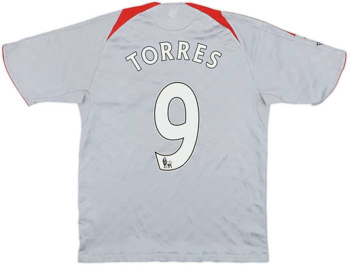 2008-09 Liverpool Away Shirt Torres #9 - 8/10 - (L.Boys)
