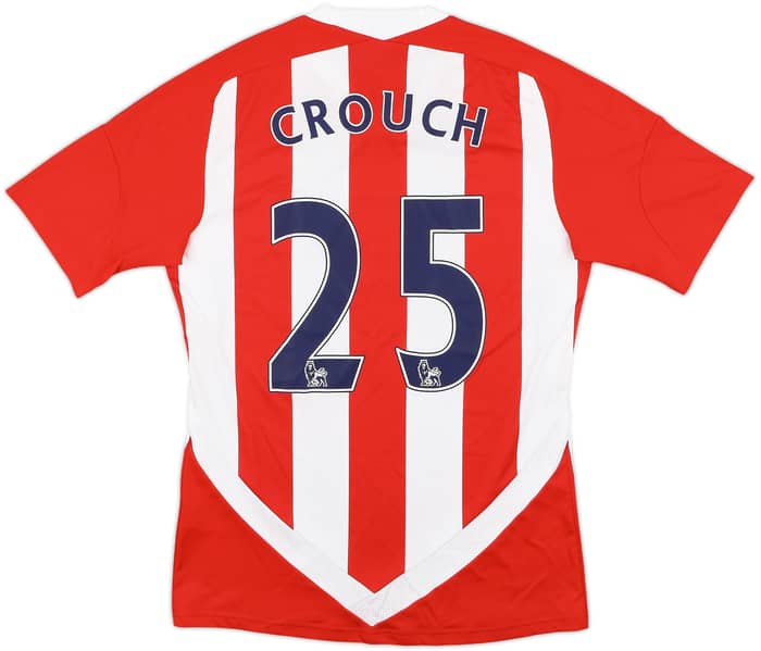 2011-12 Stoke City Home Shirt Crouch #25 - 8/10 - (S)