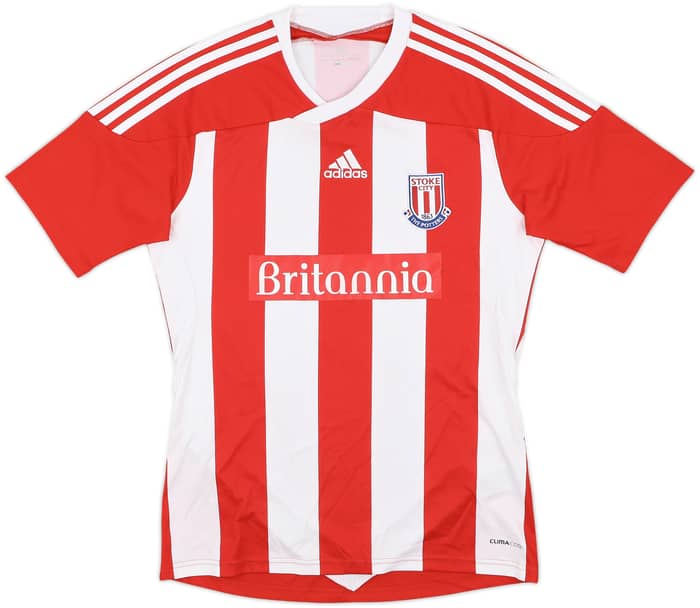 2011-12 Stoke City Home Shirt Crouch #25 - 8/10 - (S)