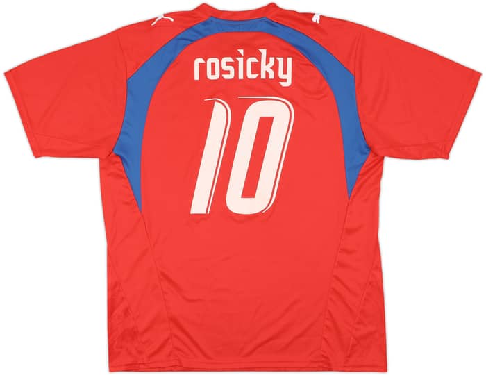 2006-08 Czech Republic Basic Home Shirt Rosicky #10 - 8/10 - (L)