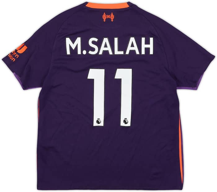 2018-19 Liverpool Away Shirt M. Salah #11 - 8/10 - (S.Boys)
