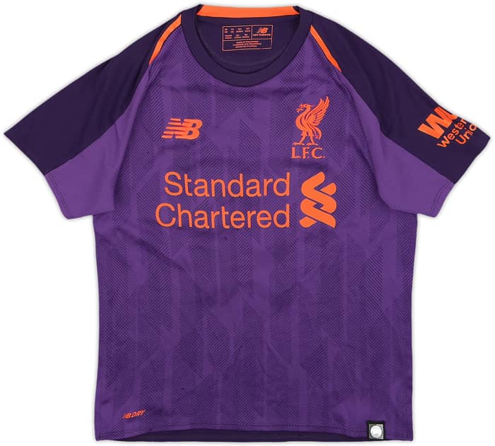2018-19 Liverpool Away Shirt M. Salah #11 - 8/10 - (S.Boys)