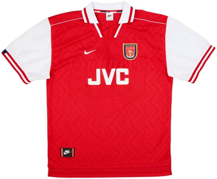 1996-98 Arsenal Home Shirt Overmars #11 - 9/10 - (XL)
