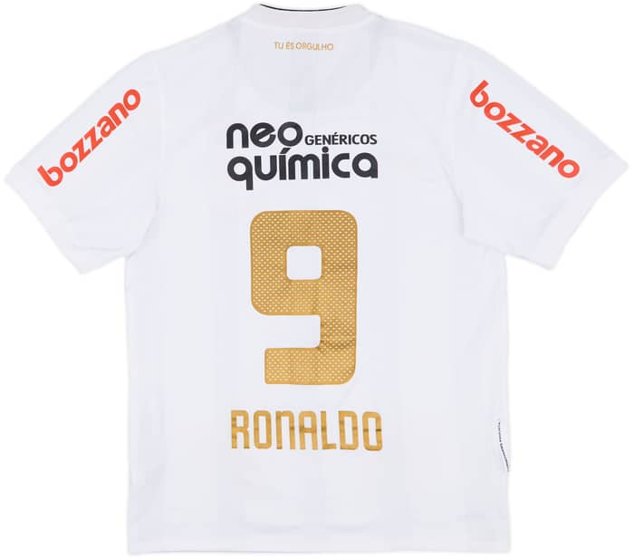 2010 Corinthians Home Shirt Ronaldo #9 - 9/10 - (S)