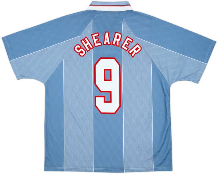 1996-97 England Away Shirt Shearer #9 - 9/10 - (XL)