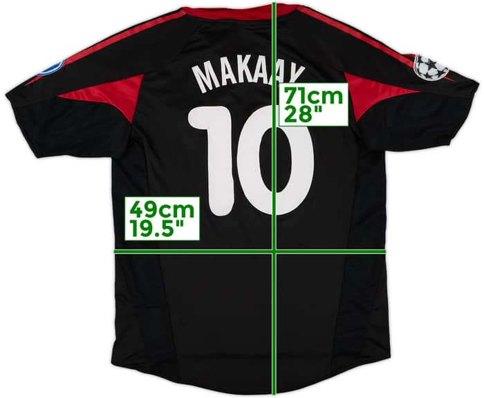 2004-05 Bayern Munich Third Shirt Makaay #10 - 6/10 - (XL.Boys)