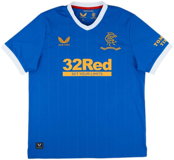 2021-22 Rangers Home Shirt - 8/10 - (XL)