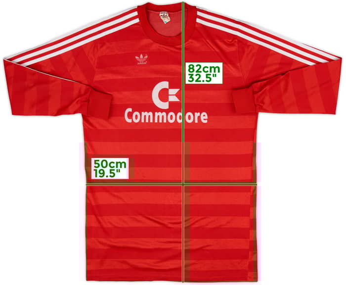 1987-88 Bayern Munich Home L/S Shirt - 7/10 - (L)