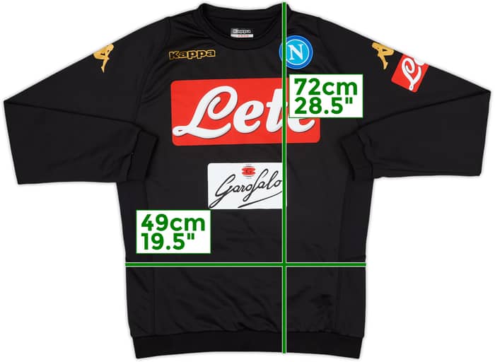 2016-17 Napoli Kappa Drill Top - 8/10 - (L)