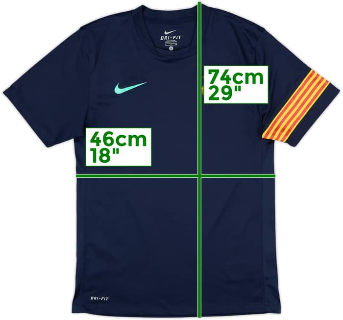 2010-11 Barcelona Nike Training Shirt - 8/10 - (S)
