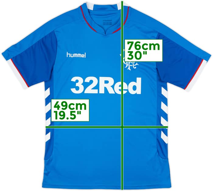 2018-19 Rangers Home Shirt - 8/10 - (M)