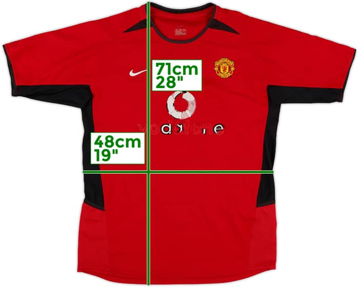 2002-04 Manchester United Home Shirt - 4/10 - (XL.Boys)