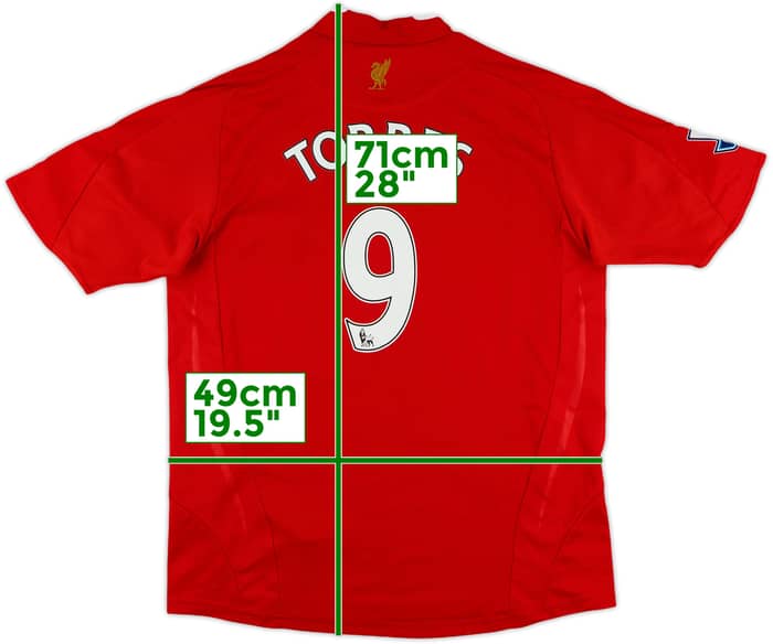 2008-10 Liverpool Home Shirt Torres #9 - 9/10 - (L.Boys)