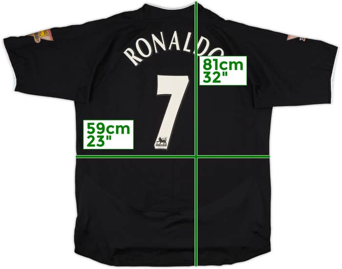 2003-05 Manchester United Away Shirt Ronaldo #7 - 7/10 - (XL)
