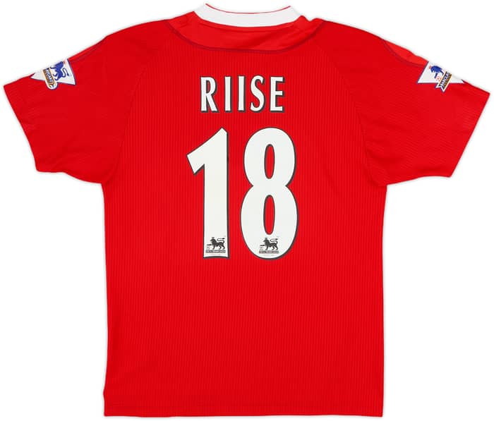 2002-04 Liverpool Home Shirt Riise #18 - 8/10 - (S)