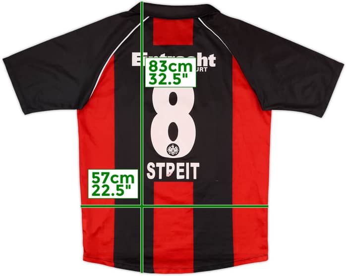 2006-07 Eintracht Frankfurt Home Shirt Streit #8 - 5/10 - (XL)