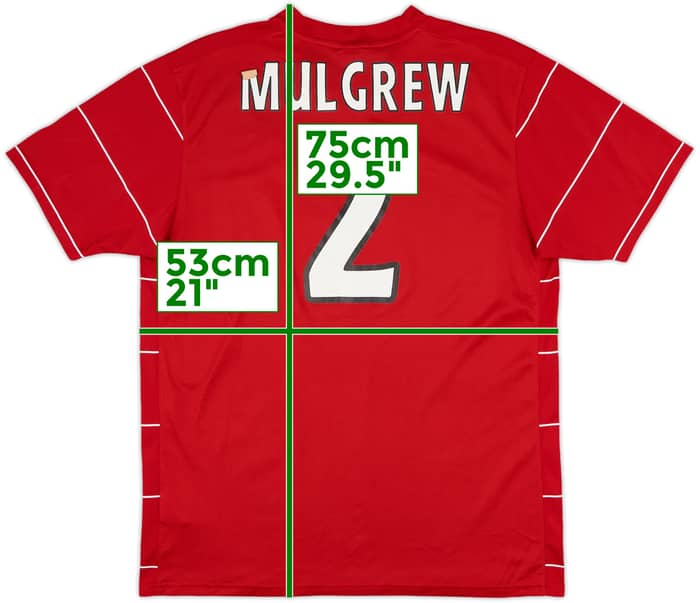 2009-10 Aberdeen Home Shirt Mulgrew #2 - 5/10 - (M)