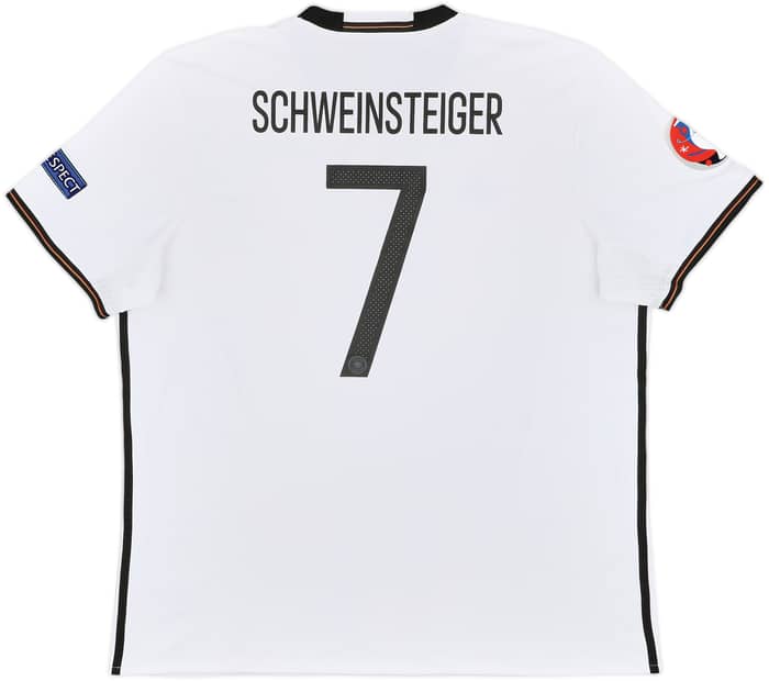 2015-16 Germany Home Shirt Schweinsteiger #7 - 8/10 - (XXL)