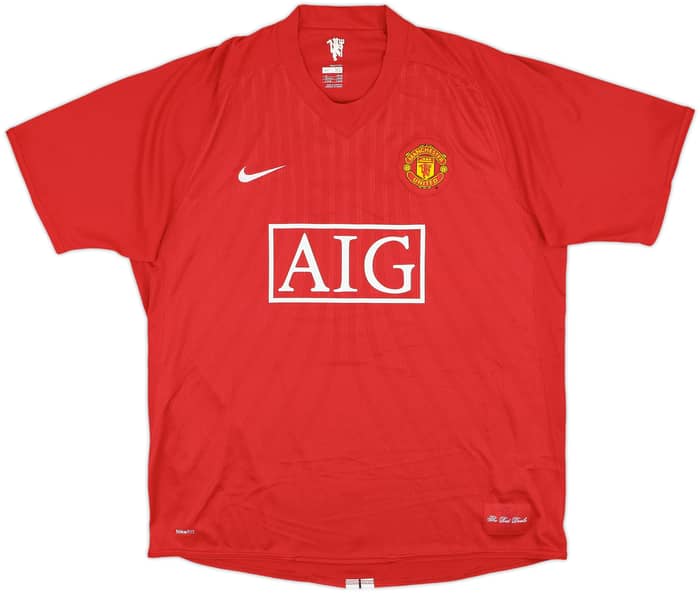 2007-09 Manchester United Home Shirt Rooney #10 - 7/10 - (XL)