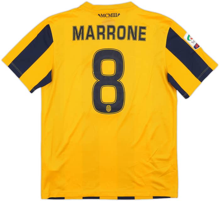 2015-16 Hellas Verona Home Shirt Marrone #8 - 5/10 - (M)
