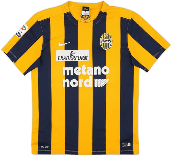 2015-16 Hellas Verona Home Shirt Marrone #8 - 5/10 - (M)