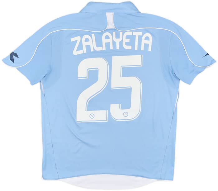 2008-09 Napoli Home Shirt Zalayeta #25 - 4/10 - (M)